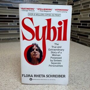 Sybil Flora Rheta Schreiber Warner Books 1974 VTG Paperback Psychology Nonfict